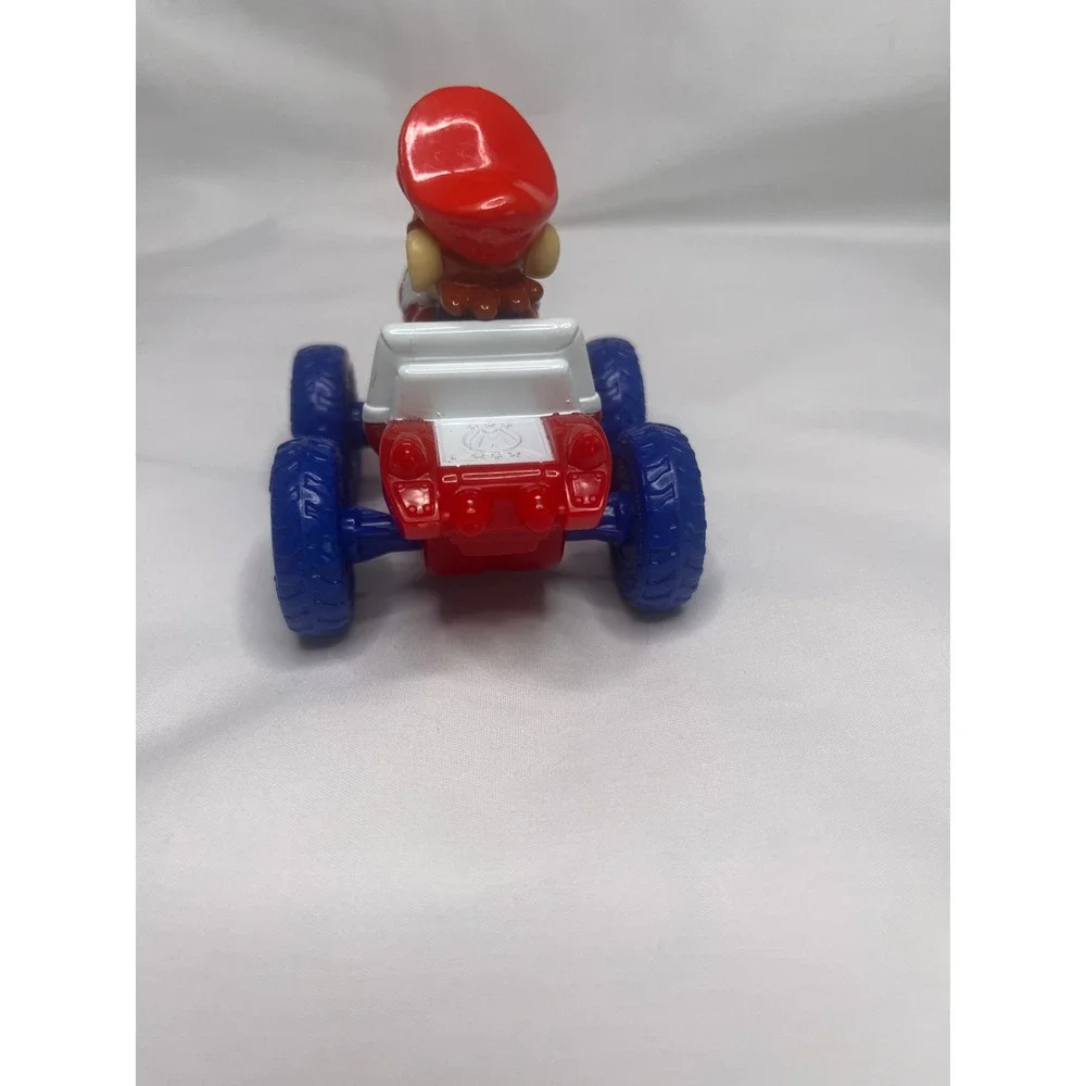Mario Kart Vintage Toy Car 2004 Red Blue Race Car Nintendo